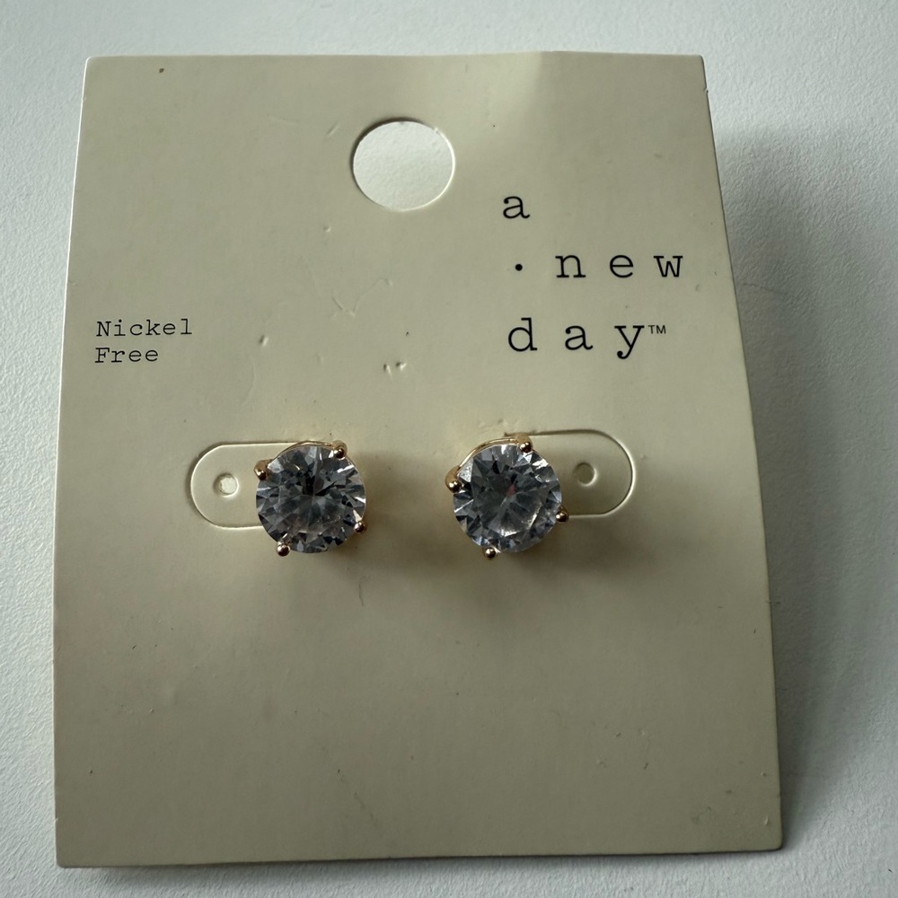 A New Day Silver Stud Earrings